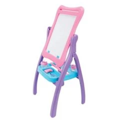 Pizarra Rosa De Doble Cara Con Bandeja 18 Pizarra Rosa De Doble Cara Con Bandeja -Juguetes Para Niños medias 1075