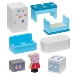 Bandai Peppa Pig - Casa De Madera Con Figura -Juguetes Para Niños medias 1151