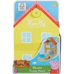 Bandai Peppa Pig - Casa De Madera Con Figura -Juguetes Para Niños medias 1156