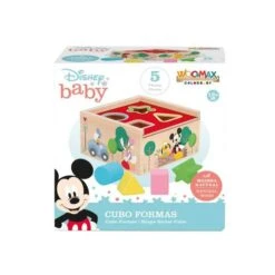 Woomax - Disney - Cubo De Madera Con Formas Encajables -Juguetes Para Niños medias 1222