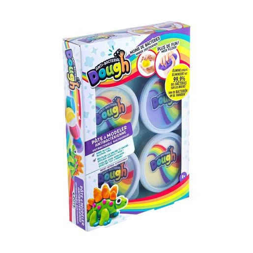 CANAL TOYS Pack 4 Botes De Pasta De Modelar Antibacterial 5 CANAL TOYS Pack 4 Botes De Pasta De Modelar Antibacterial - Imagen 3