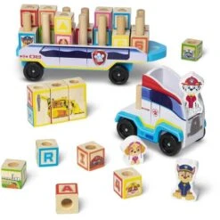 Patrulla Canina - Camión De Bloques ABC Educativo De Madera, 33 Piezas, Juguete De Desarrollo ㅤ -Juguetes Para Niños medias 1608
