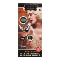 FAO Schwarz - Micrófono Musical Vintage Con Bluetooth -Juguetes Para Niños medias 1695
