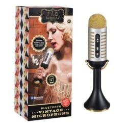 FAO Schwarz - Micrófono Musical Vintage Con Bluetooth -Juguetes Para Niños medias 1696