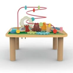 WoodnPlay - Mesa De Actividades De Madera En La Jungla 13 WoodnPlay - Mesa De Actividades De Madera En La Jungla -Juguetes Para Niños medias 1703