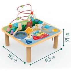 WoodnPlay - Mesa De Actividades De Madera En La Jungla 16 WoodnPlay - Mesa De Actividades De Madera En La Jungla -Juguetes Para Niños medias 1706