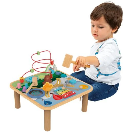 WoodnPlay - Mesa De Actividades De Madera En La Jungla 10 WoodnPlay - Mesa De Actividades De Madera En La Jungla - Imagen 8