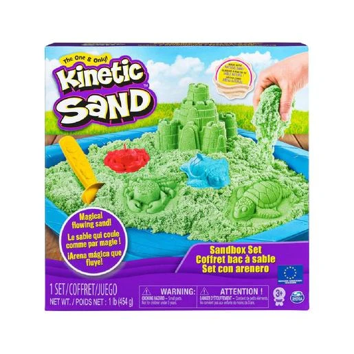 SPIN MASTER Kinetic Sand - Set Sandbox Con Arenero 4 SPIN MASTER Kinetic Sand - Set Sandbox Con Arenero - Imagen 2