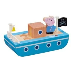 Bandai Peppa Pig - Barco De Madera Con Figura -Juguetes Para Niños medias 1764