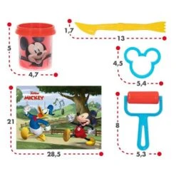 Mickey Mouse - Kit Maletín Con Plastilina -Juguetes Para Niños medias 1853