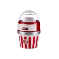 Ariete - Máquina De Palomitas Vintage Roja Con Bol Incorporado