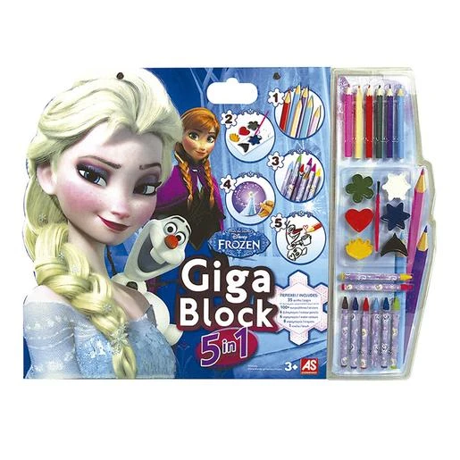 Disney - Giga Block Frozen 5 En 1 3 Disney - Giga Block Frozen 5 En 1