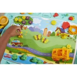 Play-Doh - Plastilina 2-en-1 Estación Creativa De Utensilios Y Mesa De Creación Reverso ㅤ -Juguetes Para Niños medias 2321
