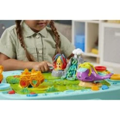 Play-Doh - Plastilina 2-en-1 Estación Creativa De Utensilios Y Mesa De Creación Reverso ㅤ -Juguetes Para Niños medias 2322