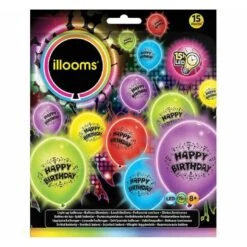 Pack De 15 Globos LED (varios Colores)