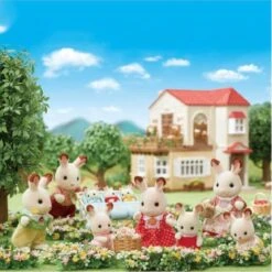 Sylvanian Families - Familia Conejo Chocolate -Juguetes Para Niños medias 2487