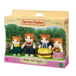 Sylvanian Families - Familia Gatos Mapple -Juguetes Para Niños medias 2594