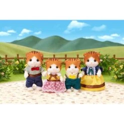 Sylvanian Families - Familia Gatos Mapple -Juguetes Para Niños medias 2597