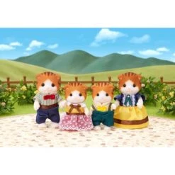 Sylvanian Families - Familia Gatos Mapple -Juguetes Para Niños medias 2598