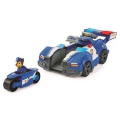Paw Patrol Patrulla Canina - Chase - Vehículo Transformable Patrulla Canina La Película -Juguetes Para Niños medias 2611