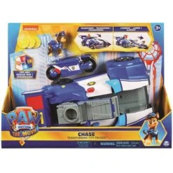 Paw Patrol Patrulla Canina - Chase - Vehículo Transformable Patrulla Canina La Película -Juguetes Para Niños medias 2616
