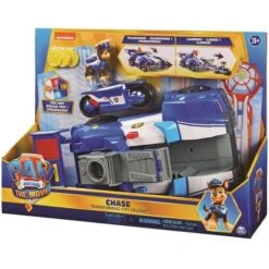 Paw Patrol Patrulla Canina - Chase - Vehículo Transformable Patrulla Canina La Película -Juguetes Para Niños medias 2617