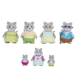 Woodzeez - Familia Gato Daintypaw -Juguetes Para Niños medias 2630