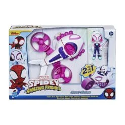 PLAYSKOOL Spidey Y Su Superequipo - Ghost-Spider Y Bici-cóptero Cambiante -Juguetes Para Niños medias 2663