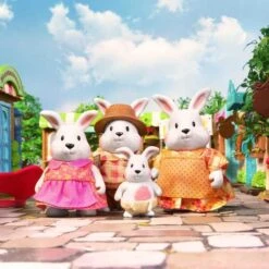 Woodzeez - Familia Conejo Hoppingood -Juguetes Para Niños medias 2683