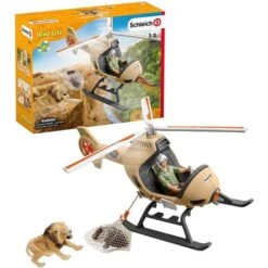 Schleich - Helicóptero De Salvamento De Animales