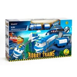 Robot Trains - Megaplayset Estación De Kay -Juguetes Para Niños medias 2758