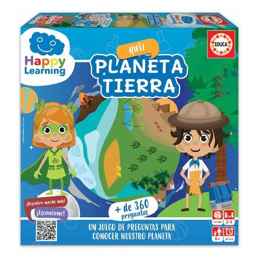 Educa Borrás - Quiz Planeta Tierra - Juego De Mesa Happy Learning 3 Educa Borrás - Quiz Planeta Tierra - Juego De Mesa Happy Learning