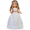 Nancy - Muñeca De Colección Para Primera Comunión Con Vestido Blanco Y Corona De Flores, Rubia, Reedición 2023 -Juguetes Para Niños medias 314