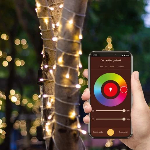 Guirnalda Decorativa Inteligente 60 Led 5 Guirnalda Decorativa Inteligente 60 Led - Imagen 3