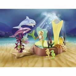 Playmobil - Cala De Sirenas Con Cúpula Iluminada 70094 -Juguetes Para Niños medias 422