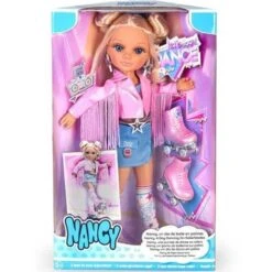 Nancy - Muñeca Patinadora Con Accesorios Y Chaqueta Rosa, Para Niños Y Niñas -Juguetes Para Niños medias 494