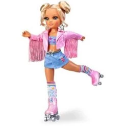 Nancy - Muñeca Patinadora Con Accesorios Y Chaqueta Rosa, Para Niños Y Niñas -Juguetes Para Niños medias 495
