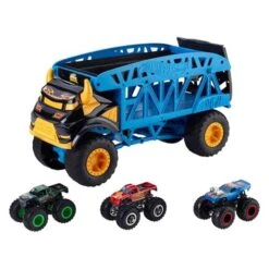 MATTEL Hot Wheels - Camión Transportador De Monster Trucks