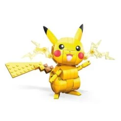 Mattel - Pokemon - Mega Construx Pokémon Pikachu Figura De Construcción Set ㅤ -Juguetes Para Niños medias 655