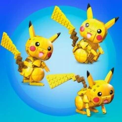 Mattel - Pokemon - Mega Construx Pokémon Pikachu Figura De Construcción Set ㅤ -Juguetes Para Niños medias 659