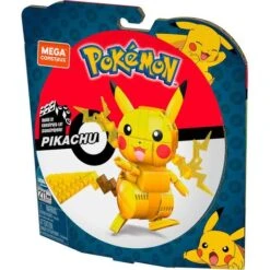 Mattel - Pokemon - Mega Construx Pokémon Pikachu Figura De Construcción Set ㅤ -Juguetes Para Niños medias 660
