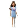Barbie - Muñeca Fashionista Con Prótesis - Vestido Azul -Juguetes Para Niños medias 662