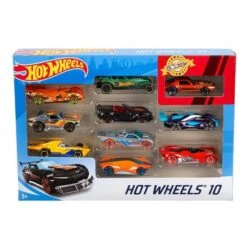 MATTEL Hot Wheels - Pack 10 Vehículos (varios Modelos) -Juguetes Para Niños medias 673