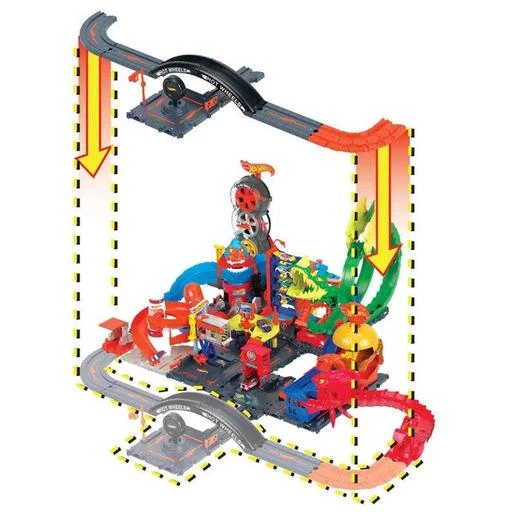 MATTEL Hot Wheels - Hot Wheels City Pista Con Piezas Para Construir Ciudad Y 1 Coche Incluido ㅤ 5 MATTEL Hot Wheels - Hot Wheels City Pista Con Piezas Para Construir Ciudad Y 1 Coche Incluido ㅤ - Imagen 3