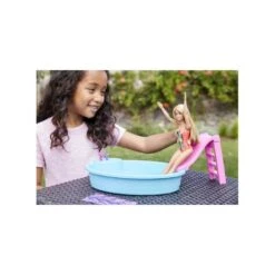 Barbie - Piscina Con Tobogán -Juguetes Para Niños medias 751