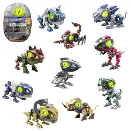Bizak - Biosaurus Battle Pack Individual Con Criatura Electrónica Y Piezas Para Construir Y Coleccionar (Varios Modelos) ㅤ 3 Bizak - Biosaurus Battle Pack Individual Con Criatura Electrónica Y Piezas Para Construir Y Coleccionar (Varios Modelos) ㅤ